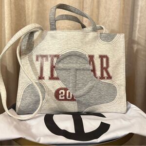 Telfar Medium Camo Shopping Bag | Heather Grey w Dustbag